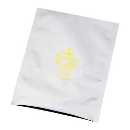 Desco Industries Desco Moisture Barrier Bags, 10inW x 12inL, 3.5 Mil, Silver, 100/Pack 13816